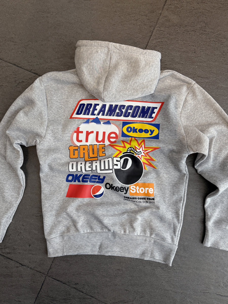 DREAM COME TRUE  HOODIE ( MORE LOGOS )
