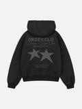 OKEEY.CLO 8 YEARS ( BLACK AND BLACK HOODIE )