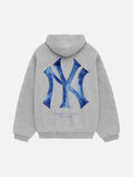 YANKEES WATERCOLOR ( GREY HOODIE )