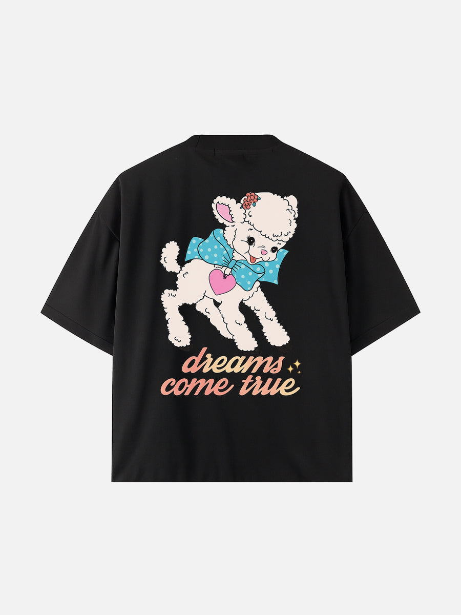 I LOVE SHEEP ( BLACK T SHIRT )