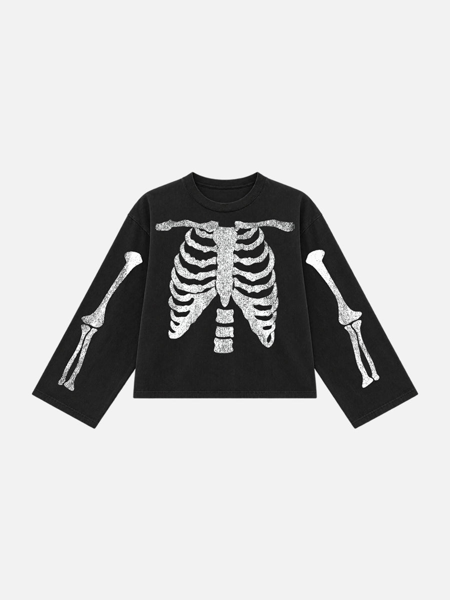 COTTEN LONG SLEEVE ( SKELETON )