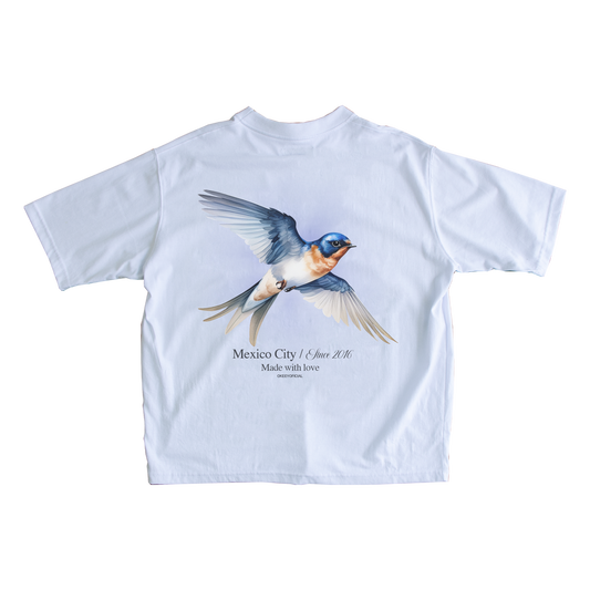 SWALLOW T SHIRT ( WHITE )