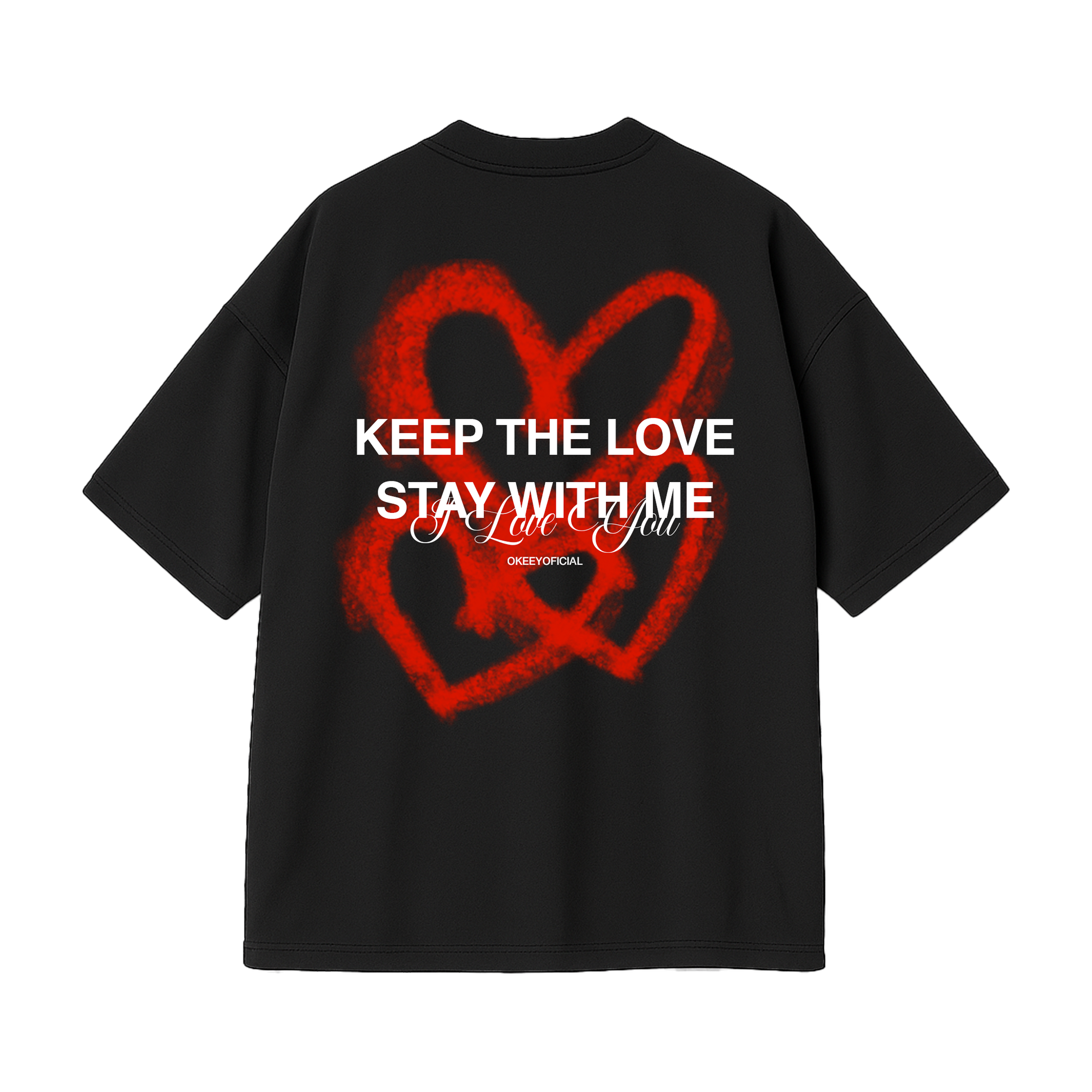 KEEP THE LOVE ( BLACK T SHIRT )