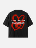 KEEP THE LOVE ( BLACK T SHIRT )