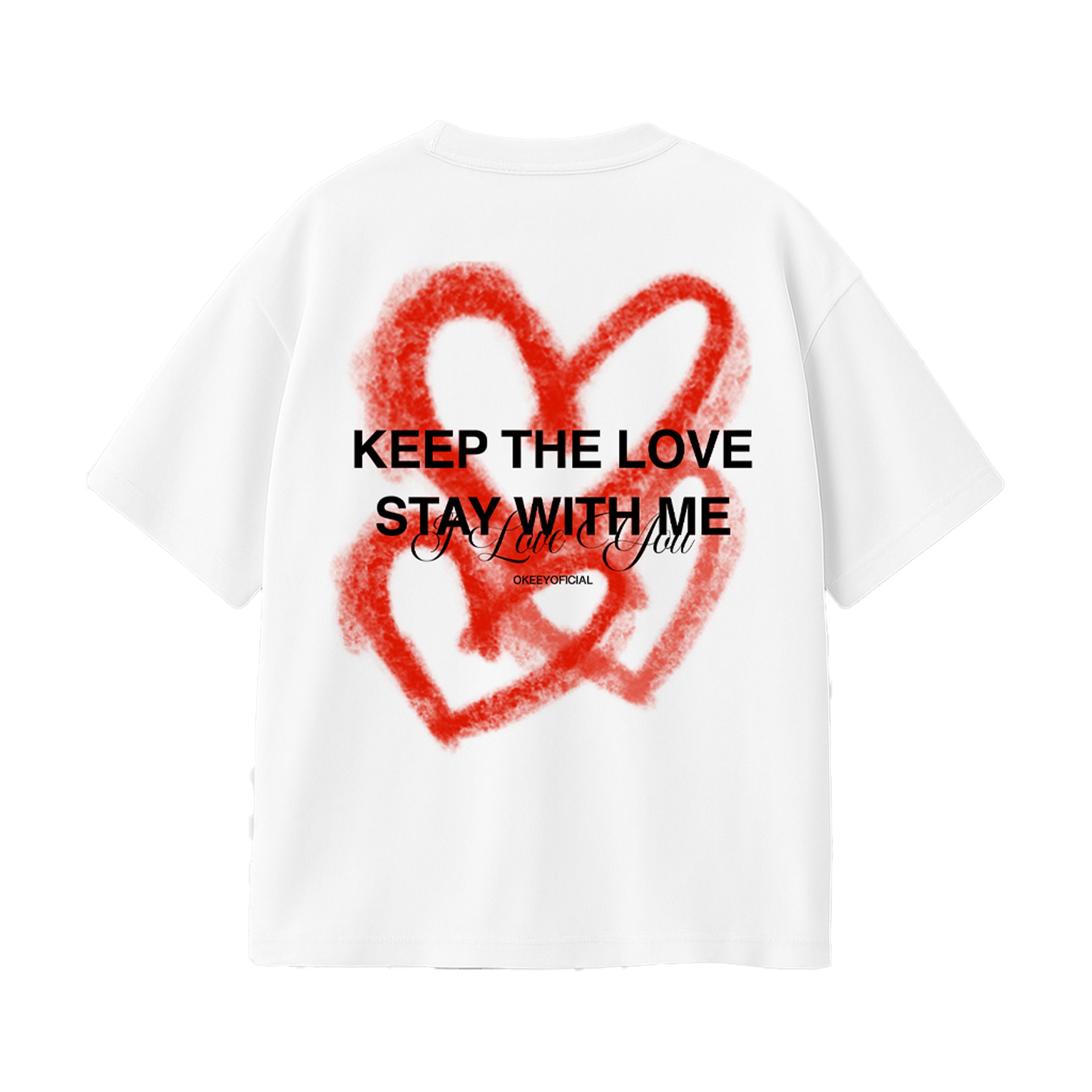KEEP THE LOVE ( WHITE T SHIRT )
