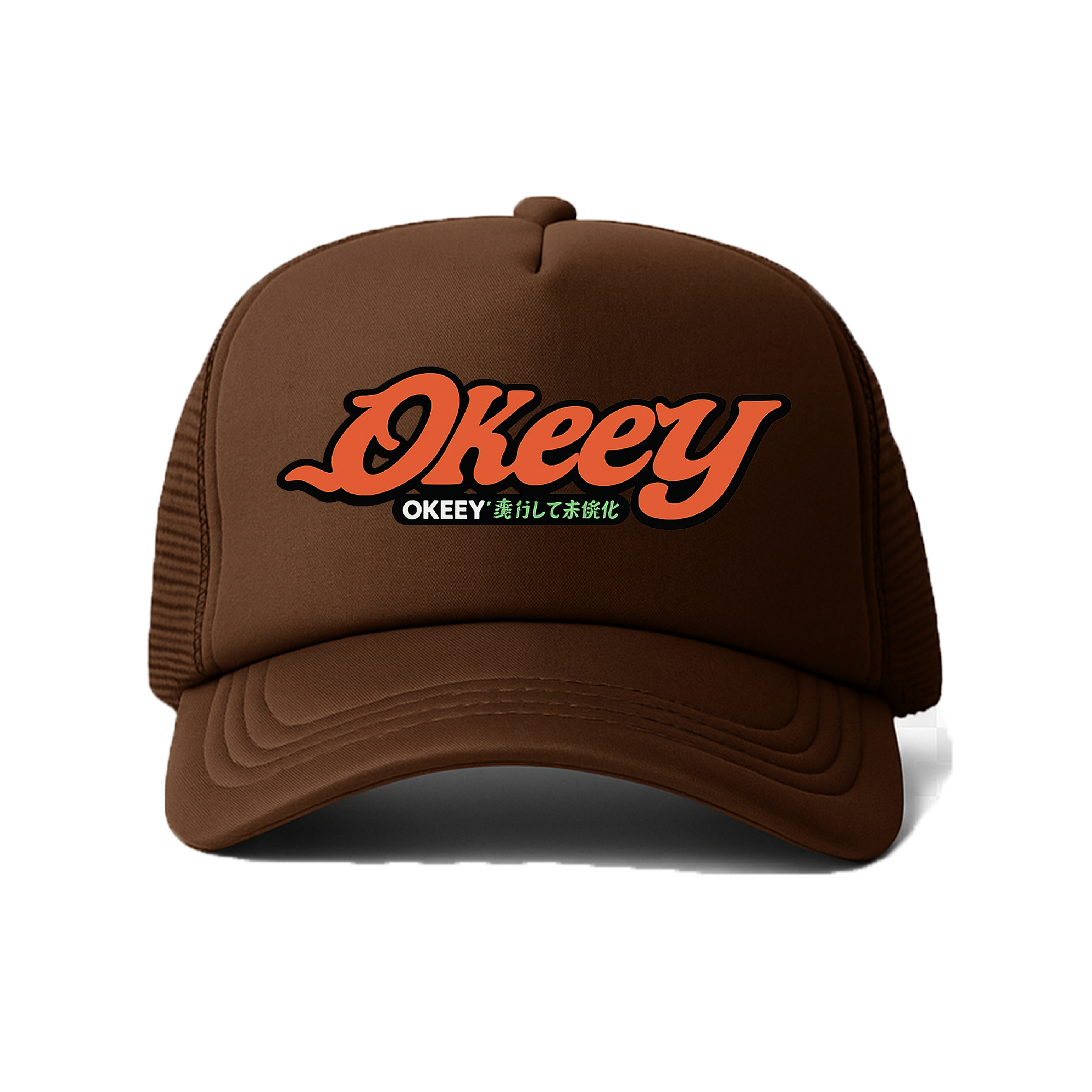 TRUCKER HAT COFFE ( OKEEY + OKEEY )