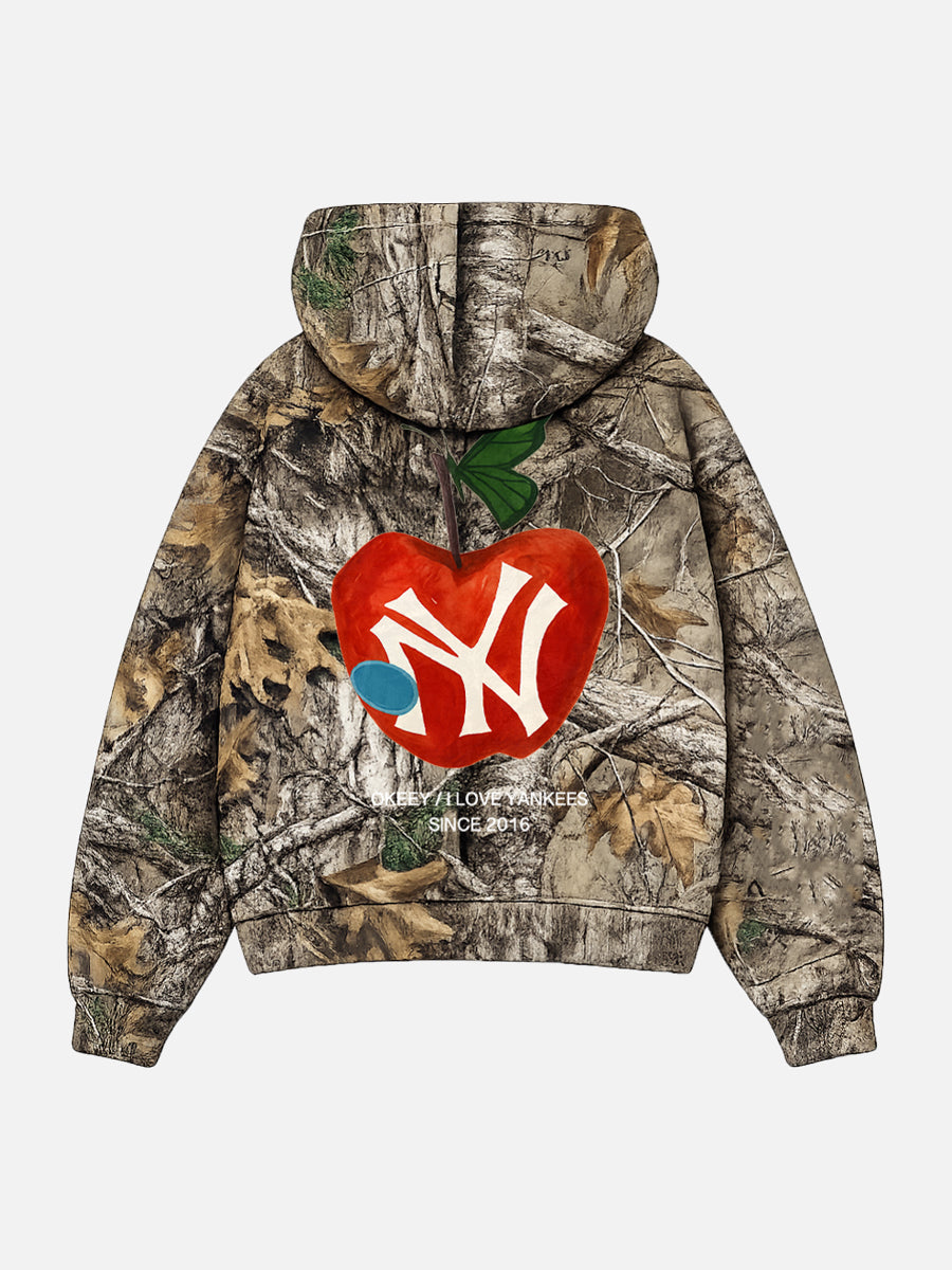 APPLE YANKEES ( REAL TREE HOODIE )