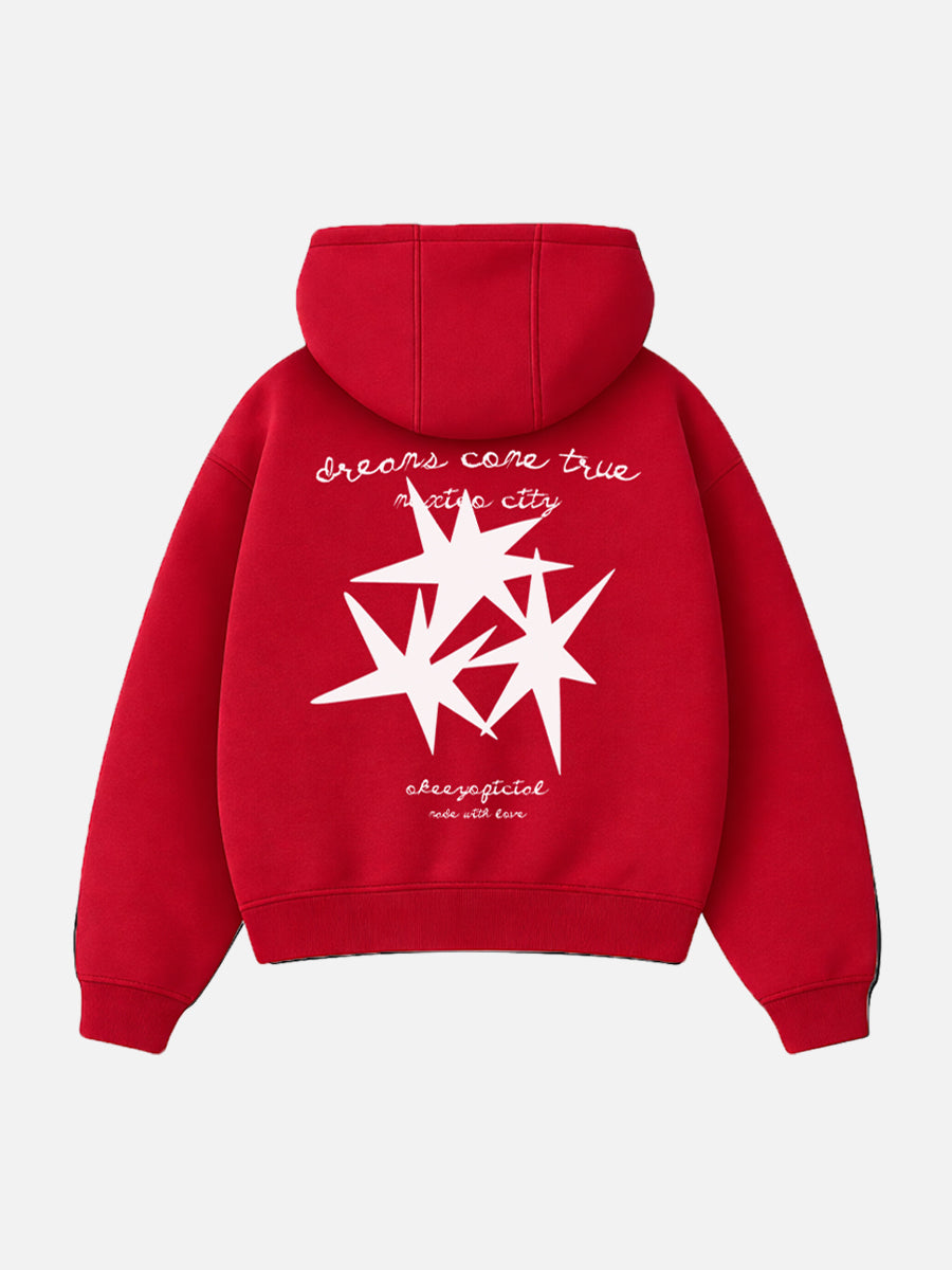 OKEEY.CLO NEW STARS ( RED HOODIE )