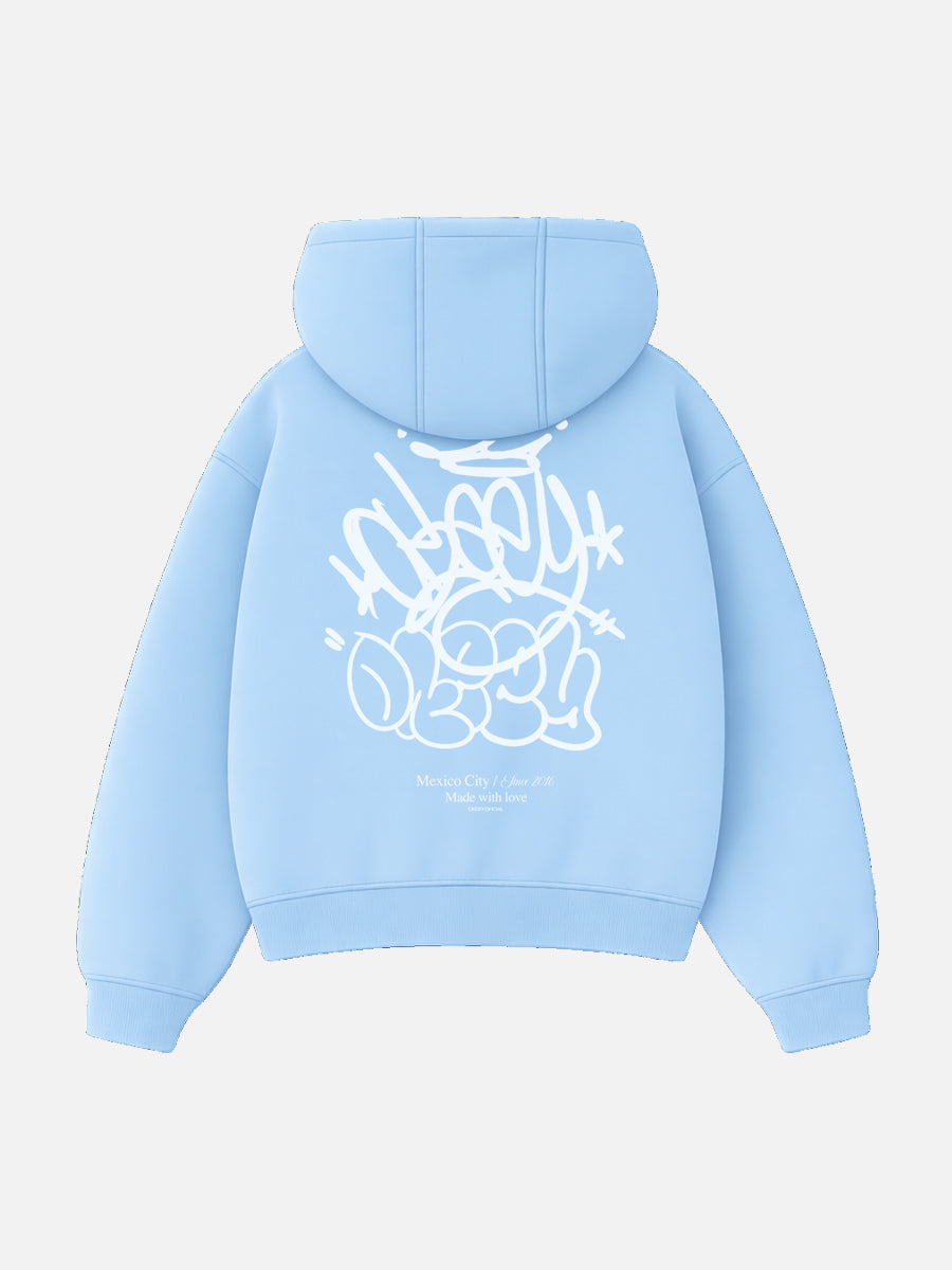 OKEEY TAG ( BABY BLUE HOODIE )