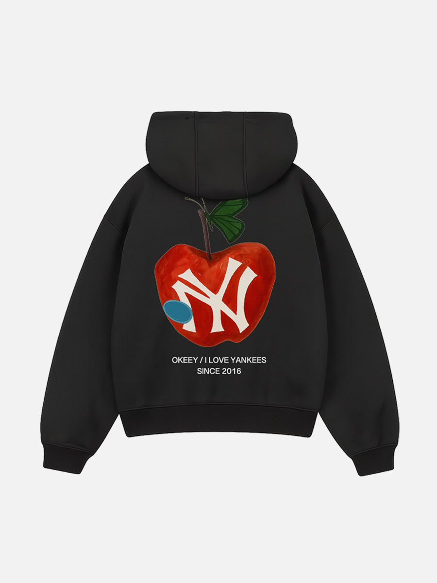 APPLE YANKEES ( BLACK HOODIE )