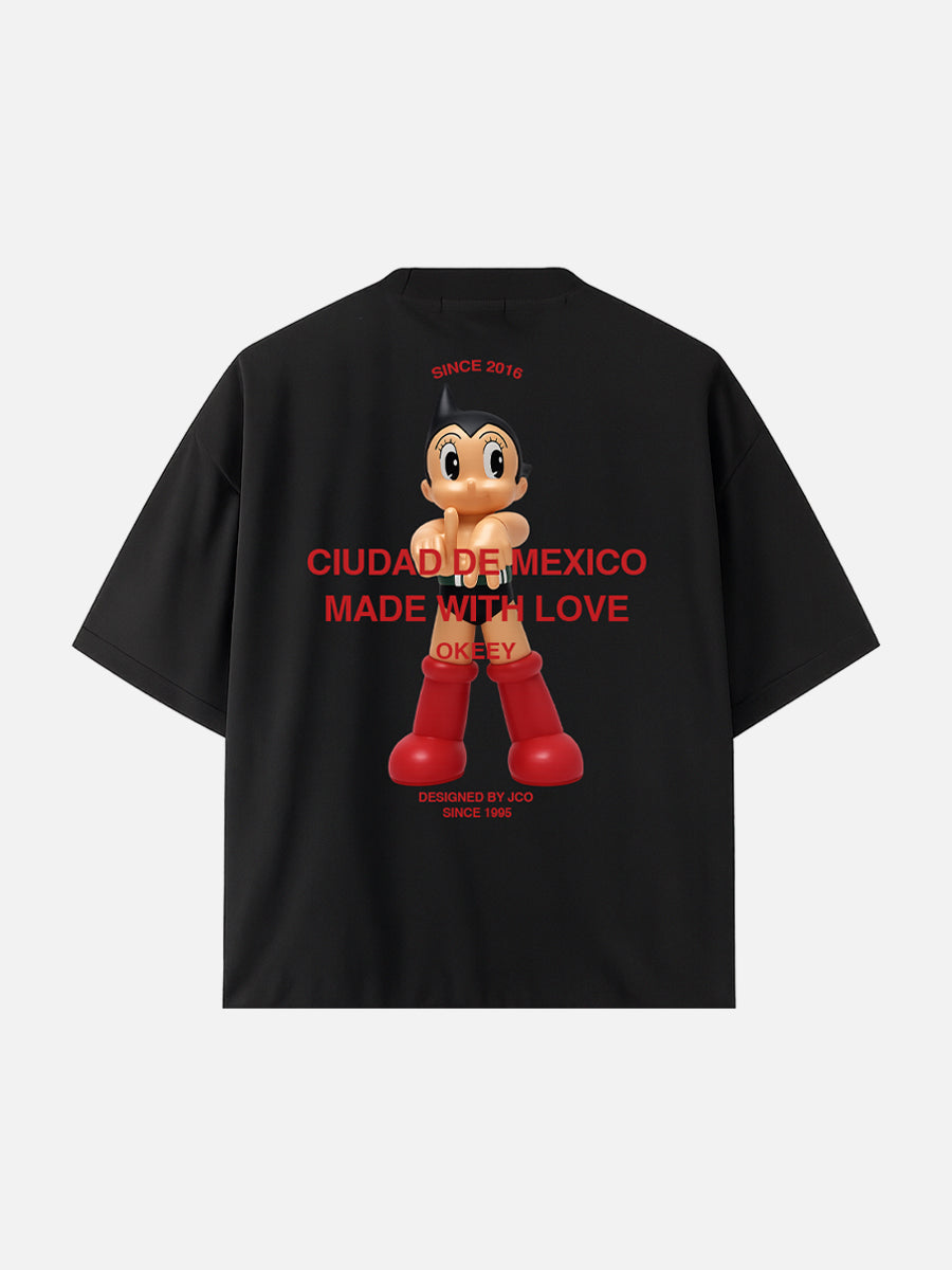 ASTRO ASTRO BLACK T SHIRT