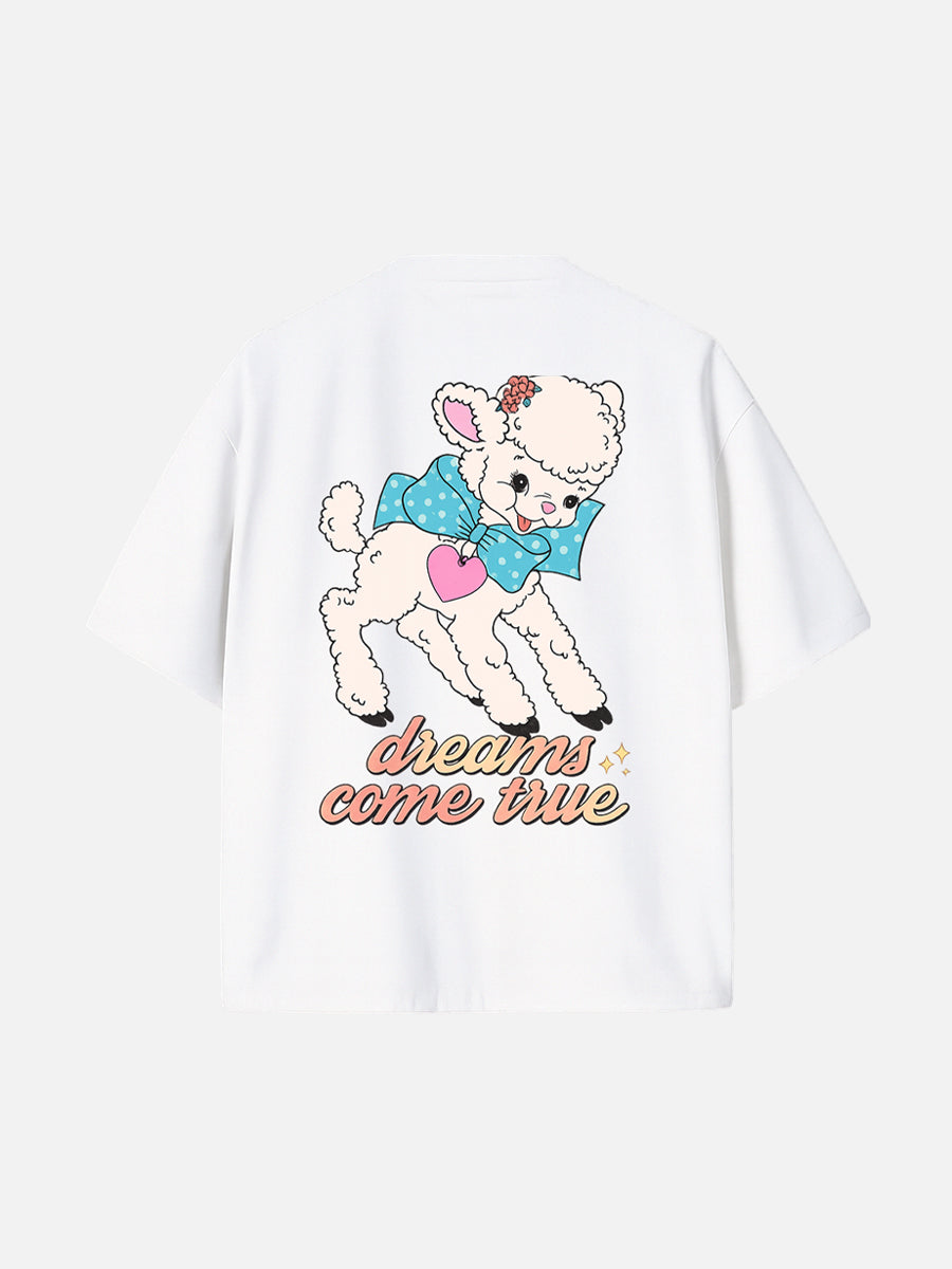 I LOVE SHEEP ( WHITE T SHIRT )