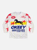 OKEEY RACING FULL PRINT