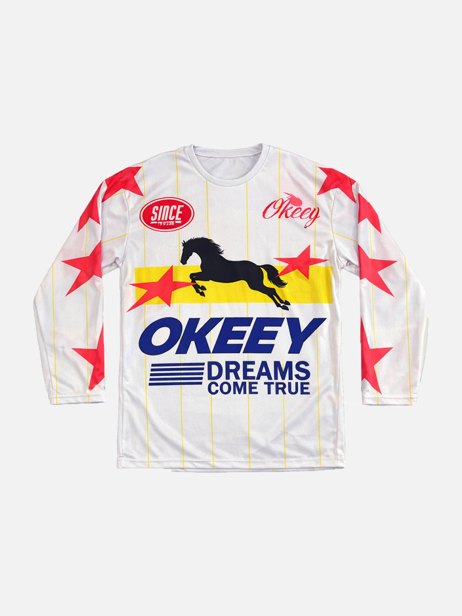 OKEEY RACING FULL PRINT