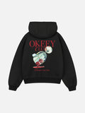 RED WINE ( BLACK HOODIE )