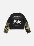 T SHIRT OVER T SHIRT 8 YEARS ( BLACK )
