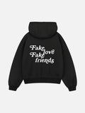 FAKE LOVE BLACK HOODIE
