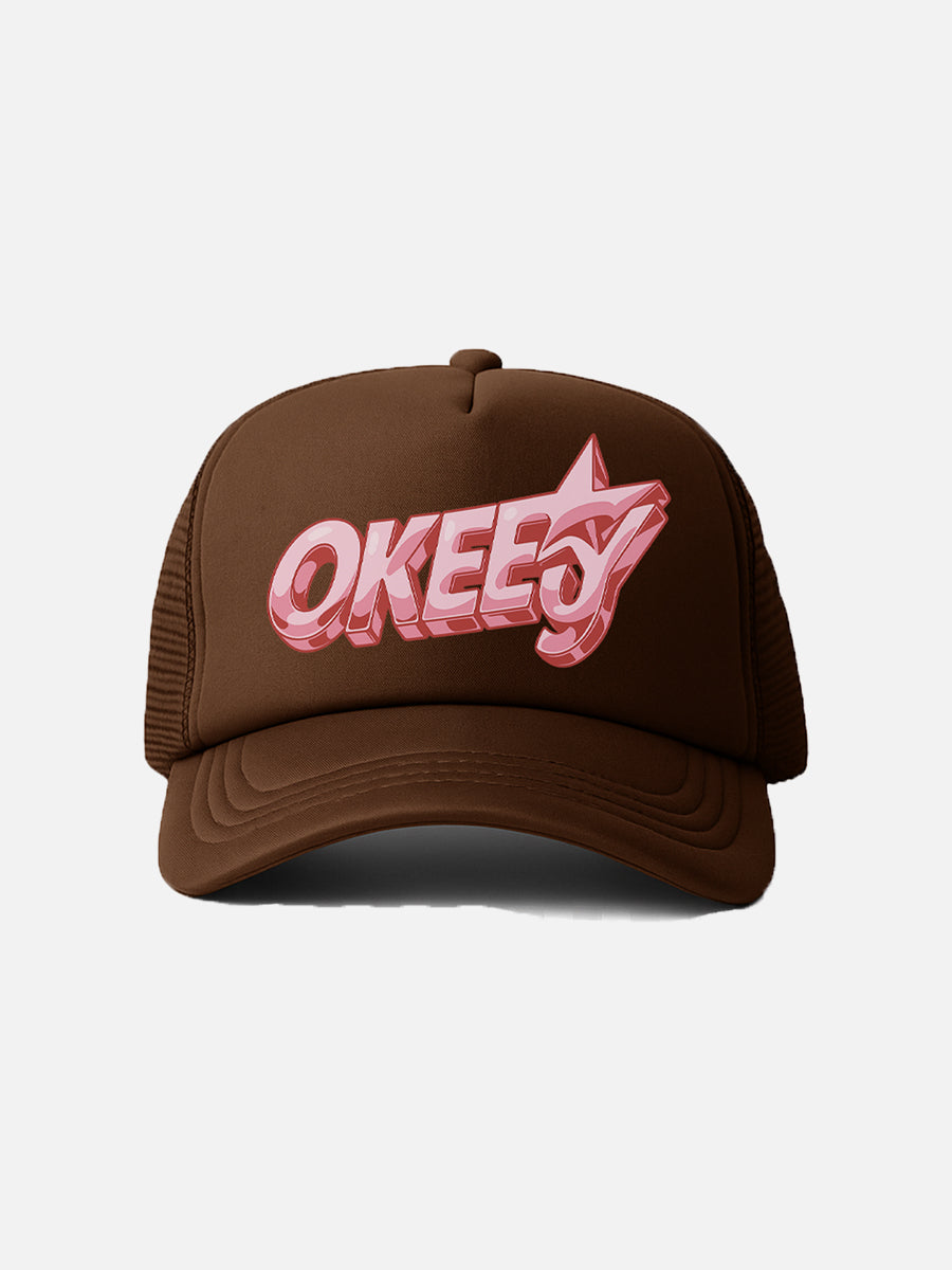 TRUCKER HAT COFFE ( BUBBLE GUM )