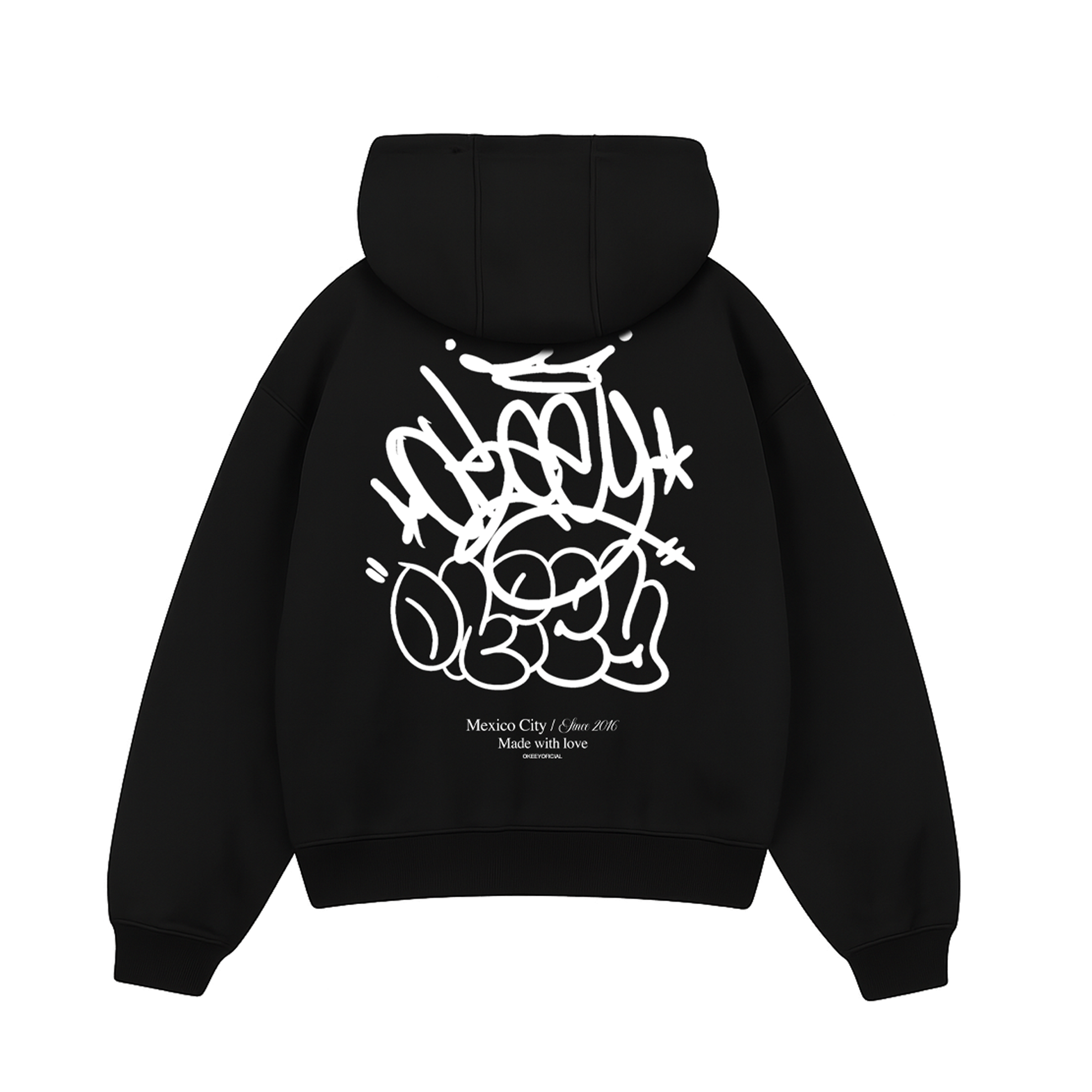OKEEY TAG ( BLACK HOODIE )