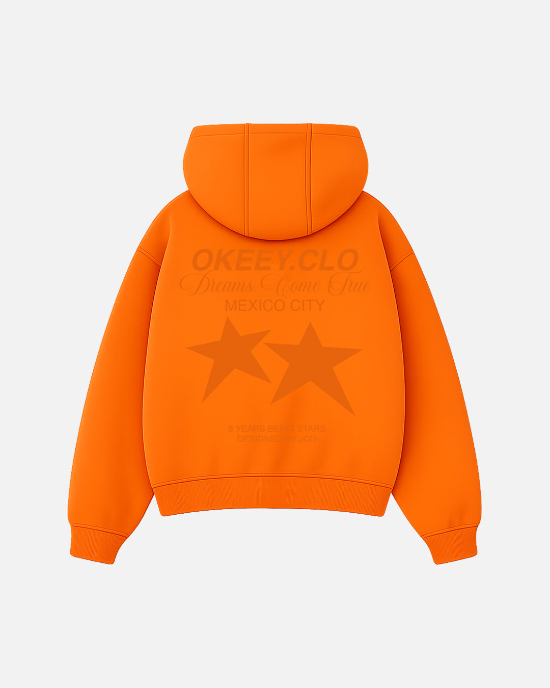 OKEEY.CLO 8 YEARS ( ORANGE HOODIE )