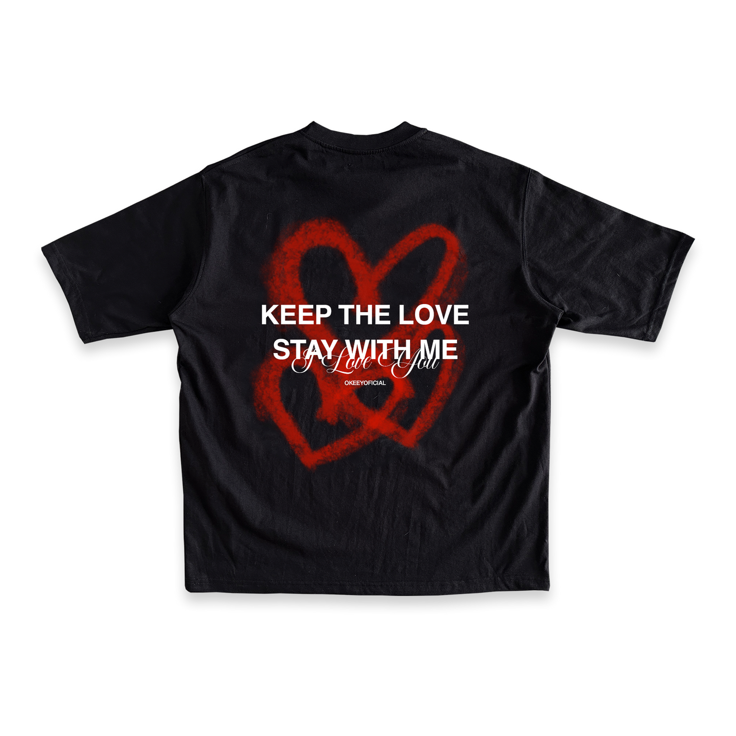 KEEP THE LOVE ( BLACK T SHIRT )