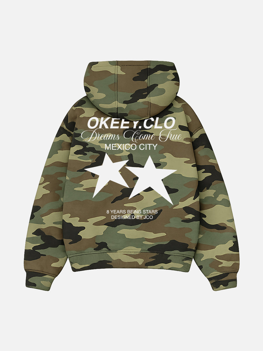 OKEEY.CLO 8 YEARS ( CAMO HOODIE )