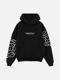 BLACK HOODIE + GRAFFITI