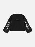 COTTEN LONG SLEEVE ( FIRE + FIRE )