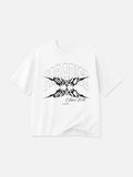 PARADISE WHITE T SHIRT ( BOXY FIT )