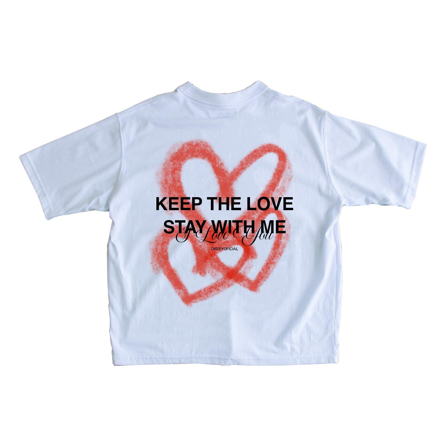 KEEP THE LOVE ( WHITE T SHIRT )