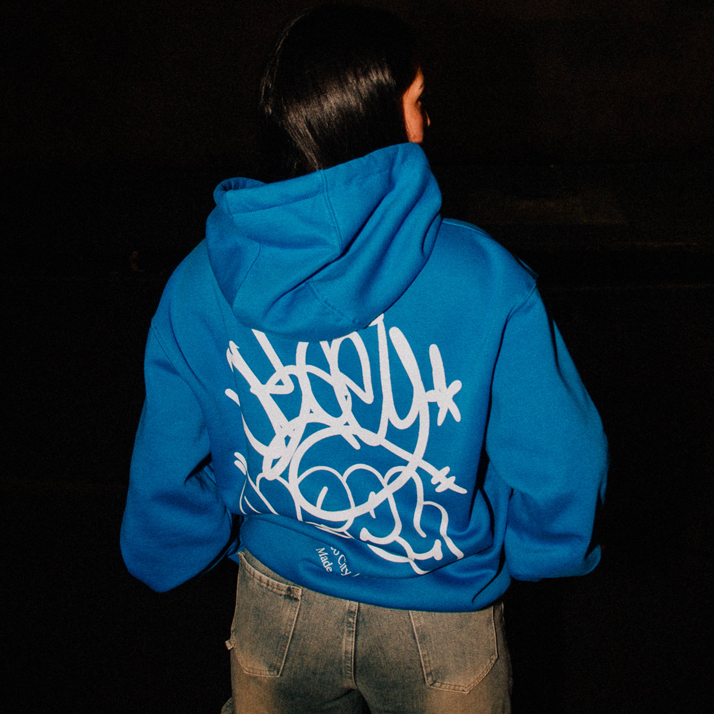 OKEEY TAG ( BLUE HOODIE )