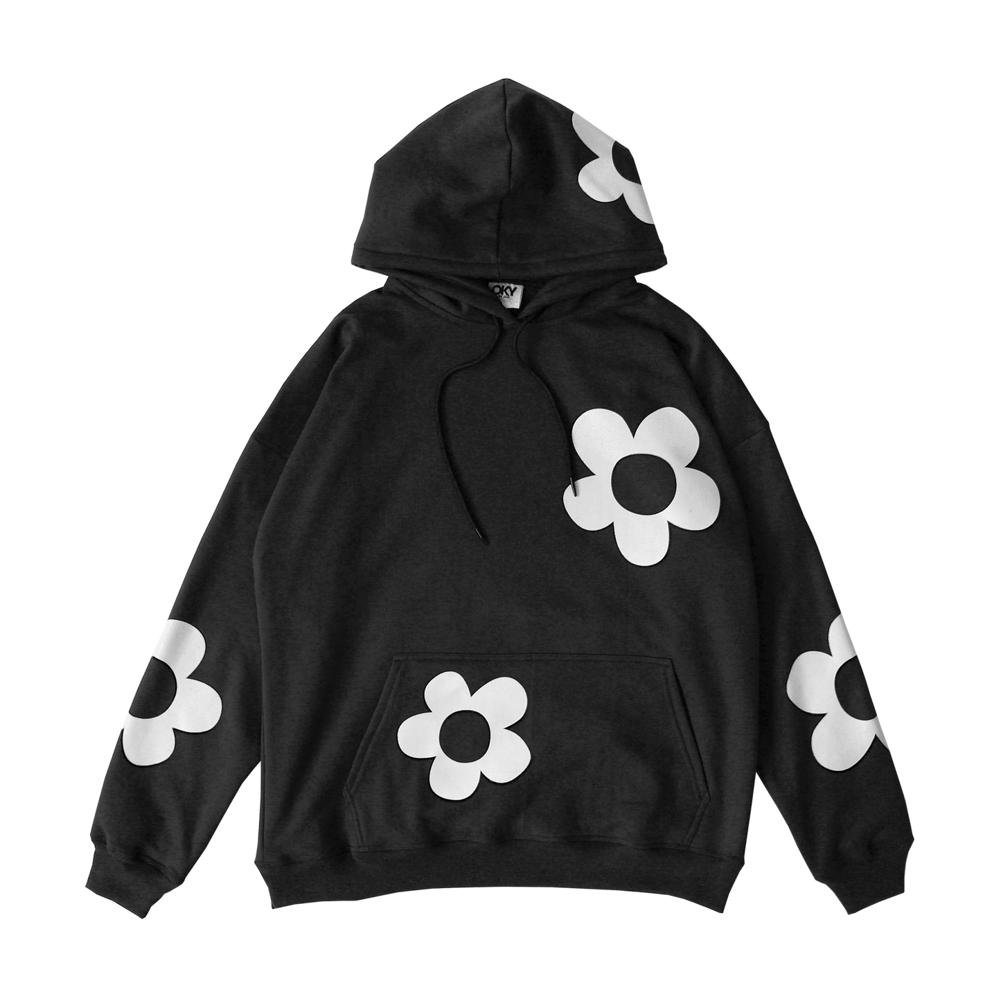 HOODIE FLOWER BY FLOWER ( BLACK )