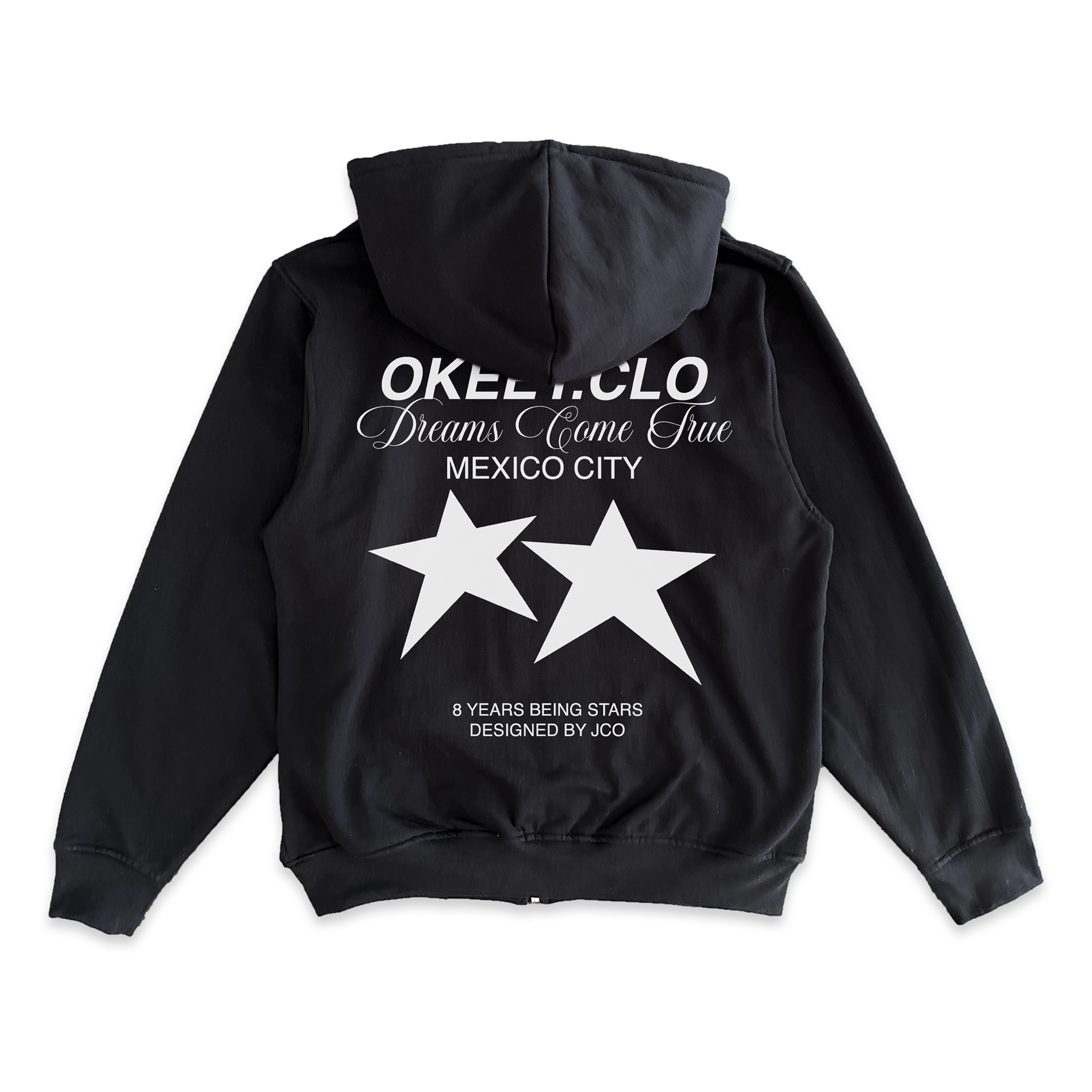 OKEEY.CLO 8 YEARS ( BLACK HOODIE )